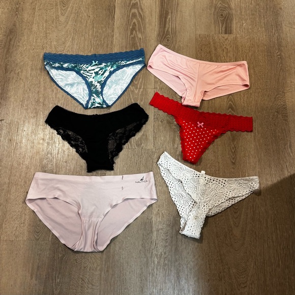 Women's Panties Set - Blue, Pink, Black, Red, White - Picture 1 of 1